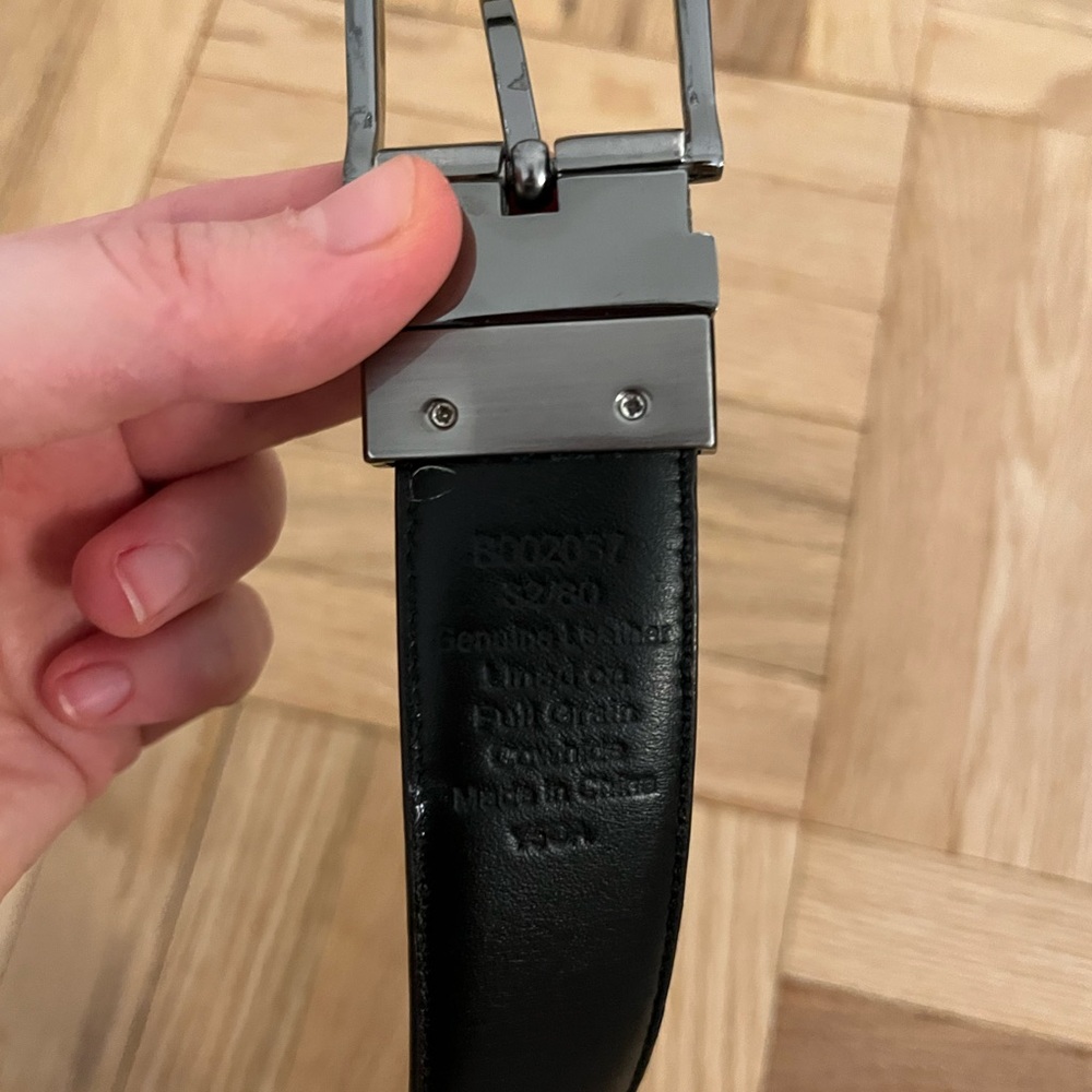 6 Men's Black and Brown Leather Belts - Picture 13 of 13